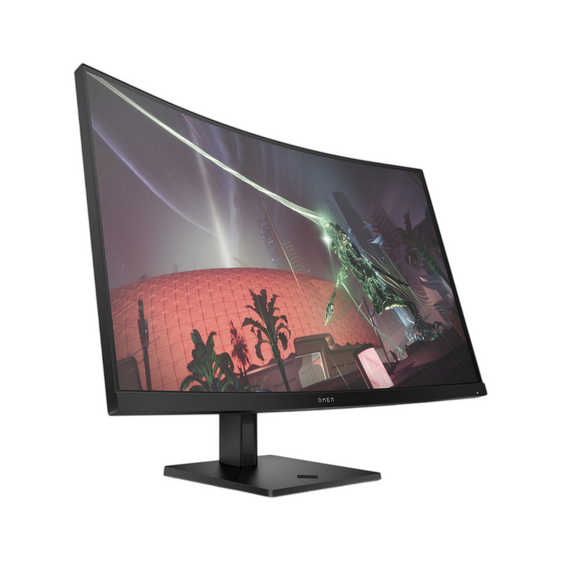31,5" Monitor Gaming HP OMEN 32c, VA 2560x1440 WQHD, Negru, 3 image
