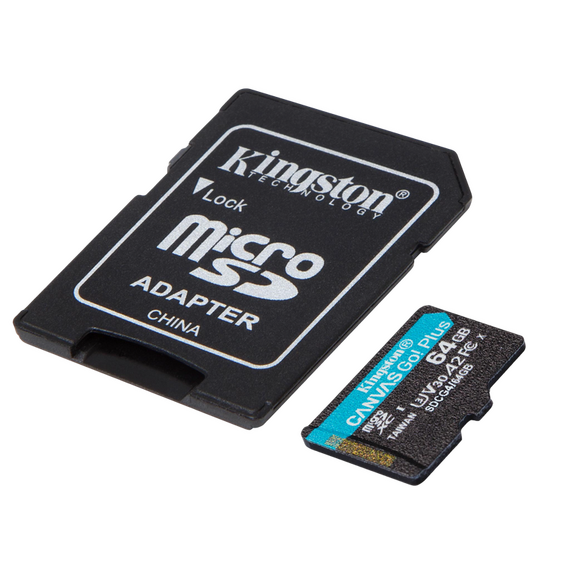 Card de Memorie Kingston Canvas Go! Plus, 64GB (SDCG4/64GB), 2 image
