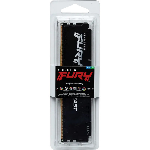 Memorie RAM Kingston FURY Beast, DDR5 SDRAM, 5600 MHz, 64GB, KF556C36BBE-64, 3 image