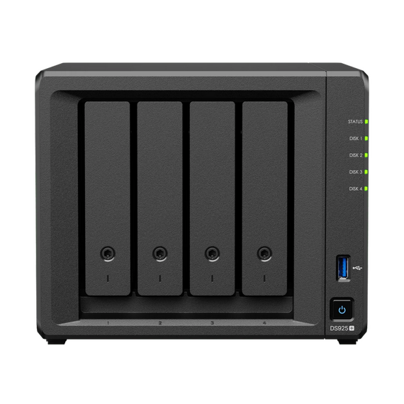 Stocare atașată la rețea SYNOLOGY DS425+, Negru, 2 image