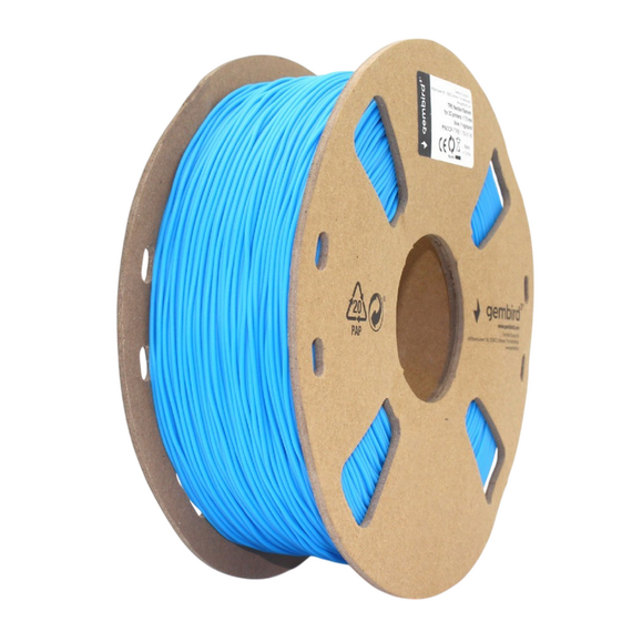 Filament pentru imprimantă 3D Gembird 3DP-TPE1.75-01-B, TPE, Albastru, 1.75 mm, 1kg