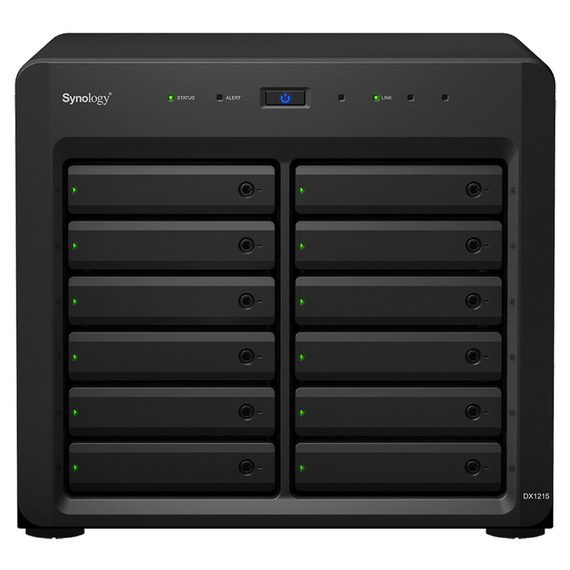 Extensie NAS SYNOLOGY DX1215, Negru, 2 image