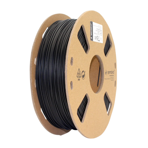 Filament pentru imprimantă 3D Gembird 3DP-TPE1.75-01-BK, TPE, Negru, 1.75 mm, 1kg