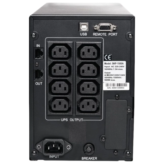 Sursă de alimentare neîntreruptibilă PCM SPT-1000, Linear-interactiv, 1000VA, Turn, 3 image