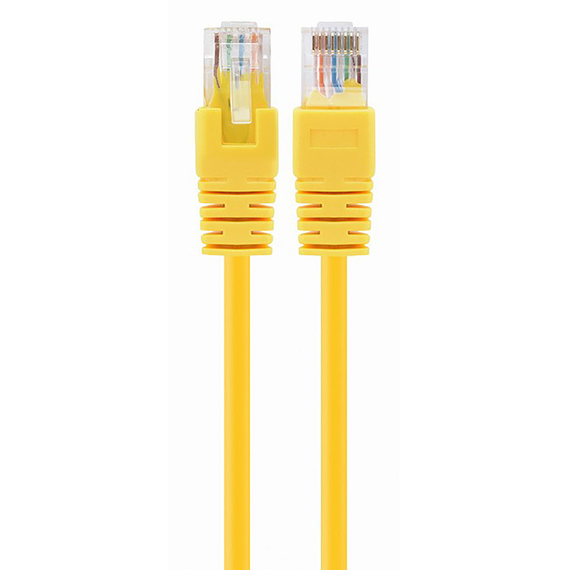 Patch cord Cablexpert PP12-3M/Y, CAT5e UTP, 3m, Galben, 2 image