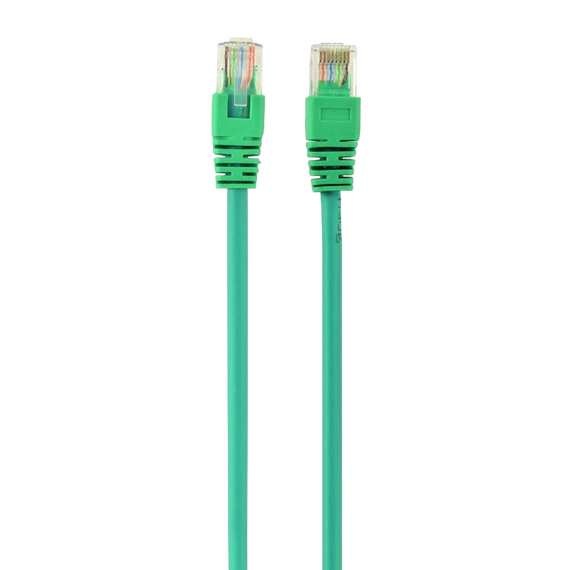 Patch cord Cablexpert PP12-1M/G, CAT5e UTP, 1m, Verde