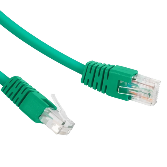 Patch cord Cablexpert PP12-0.5M/G, CAT5e UTP, 0,5m, Verde, 3 image