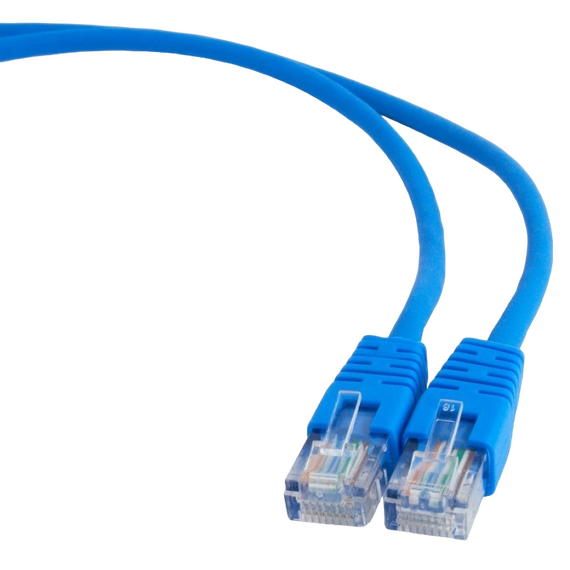 Patch cord Cablexpert PP12-3M/B, CAT5e UTP, 3m, Albastru, 3 image