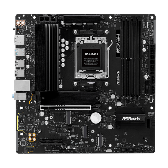 Placă de bază ASRock B850M Pro-A, AM5, AMD B850, Micro-ATX, 3 image