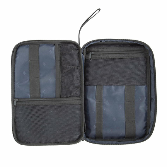 Organizator pentru calatorie RivaCase Biscayne, Poliester, Negru, 2 image