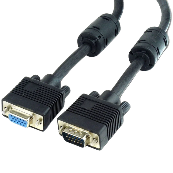 Cablu Video Cablexpert CC-PPVGAX-10-B, VGA D-Sub (M) - VGA D-Sub, 3m, Negru