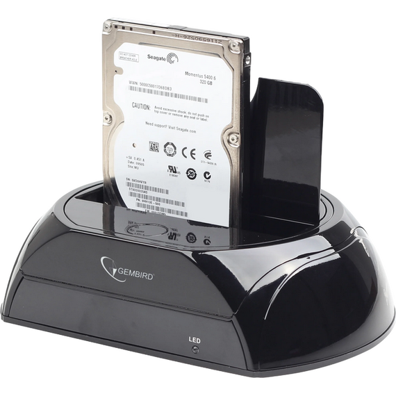 Docking Station pentru HDD/SSD Gembird HD32-U3S-2, Negru (HD32-U3S-2), 3 image