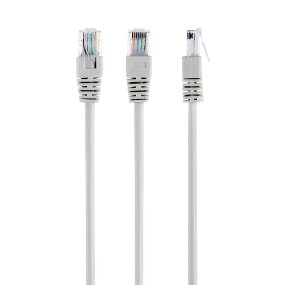 Patch cord Cablexpert PP12-0.5M, CAT5e UTP, 0,5m, Gri