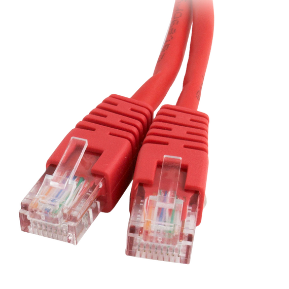 Patch cord Cablexpert PP12-1M/R, CAT5e UTP, 1m, Roșu, 2 image