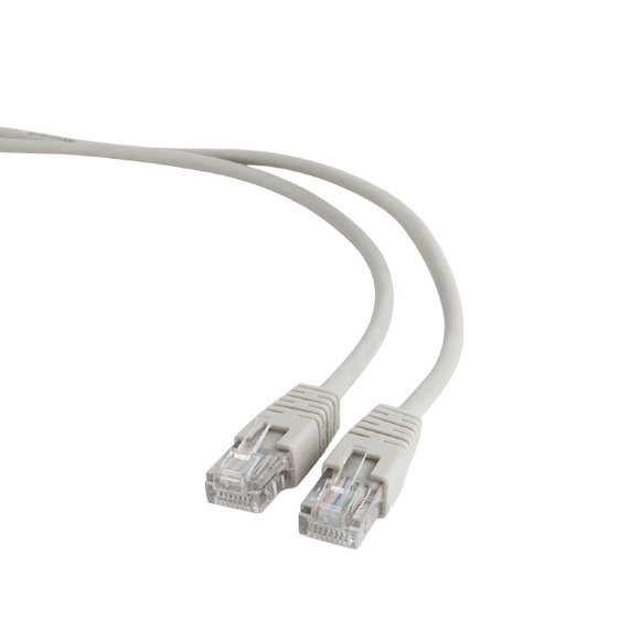 Patch cord Cablexpert PP12-0.5M, CAT5e UTP, 0,5m, Gri, 2 image