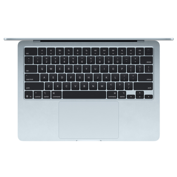 Laptop 13,6" Apple MacBook Air A3240, Sky Blue, M4 with 10-core CPU and 10-core GPU, 24GB/512GB, macOS Sequoia, 3 image
