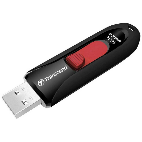 Memorie USB Transcend JetFlash 590, 16GB, Negru, 2 image