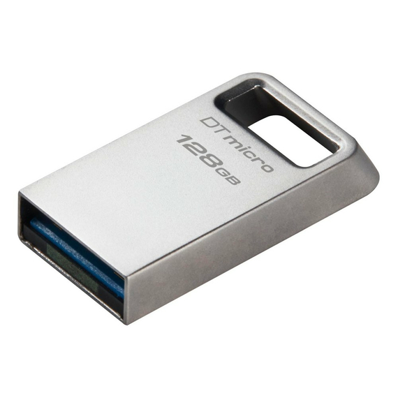 Memorie USB Kingston DataTraveler Micro, 128GB, Argintiu, 2 image