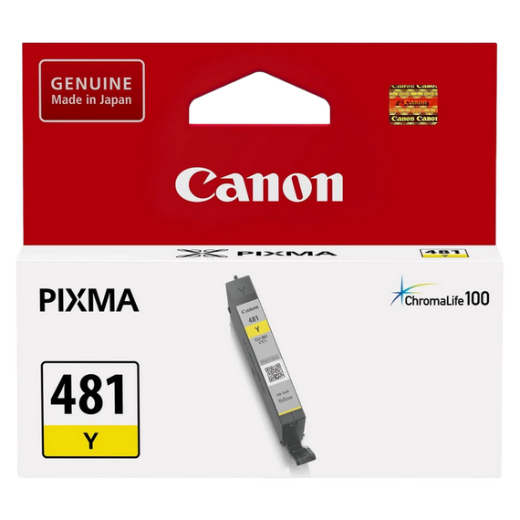 Cartuș de cerneală Canon CLI-481, 5,6ml, Galben