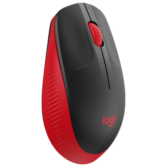 Mouse Wireless Logitech M190, Roșu, 3 image