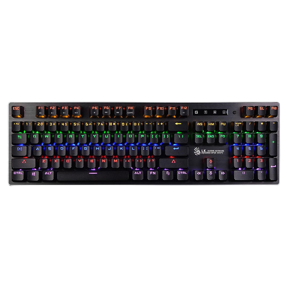 Tastatură Bloody B760, Cu fir, Negru