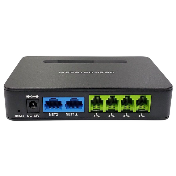 Router VoIP Grandstream HT814 v2, Negru, 2 image