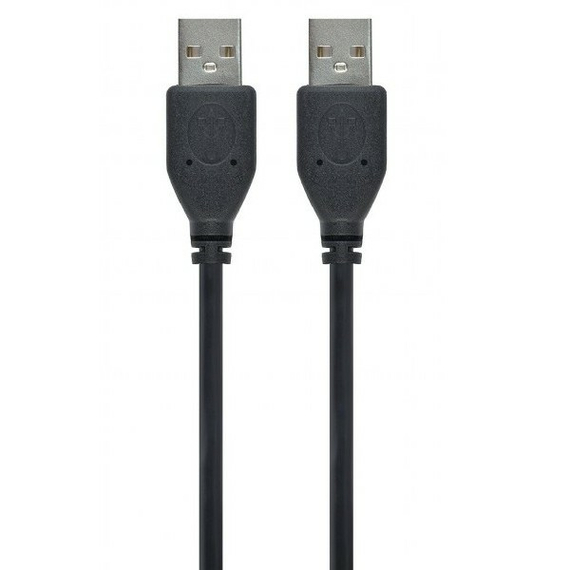 Adaptor USB Cablexpert CCP-USB2-AMAM-6, USB Type-A/USB Type-A, 1,8m, Negru, 3 image