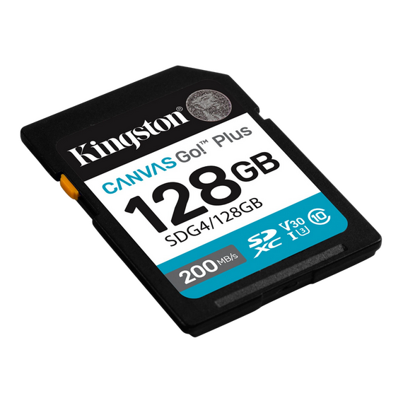 Card de Memorie Kingston Canvas Go! Plus, 128GB (SDG4/128GB), 3 image
