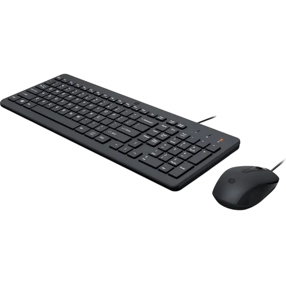Set Tastatură + Mouse HP 150, Cu fir, Negru, 3 image