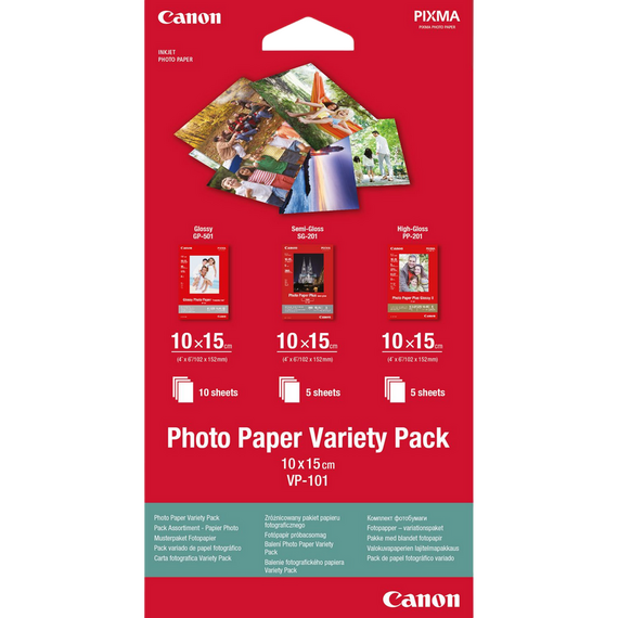 Hârtie fotografică Canon Photo Paper Variety Pack, А6, 2 image