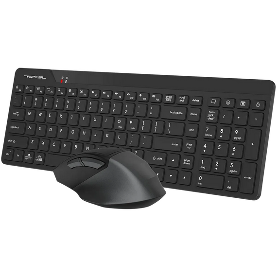 Set Tastatură + Mouse A4Tech FG2400 Air2, Fără fir, Negru, 3 image
