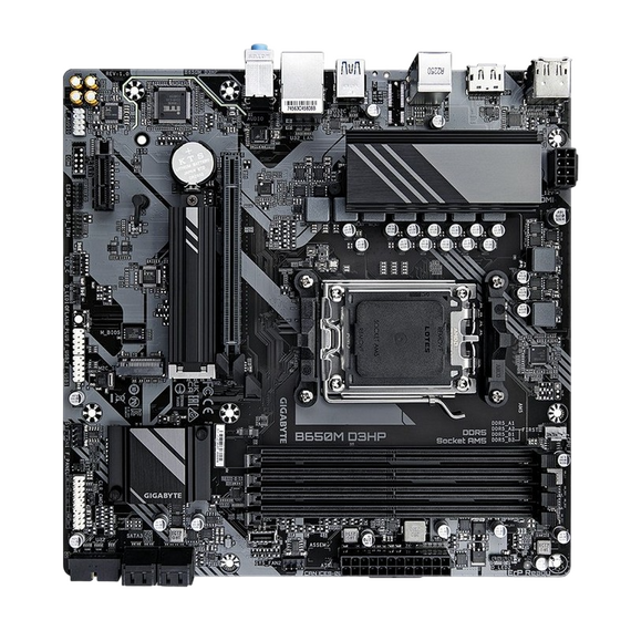 Placă de bază Gigabyte B650M D3HP, AM5, AMD B650, Micro-ATX, 3 image
