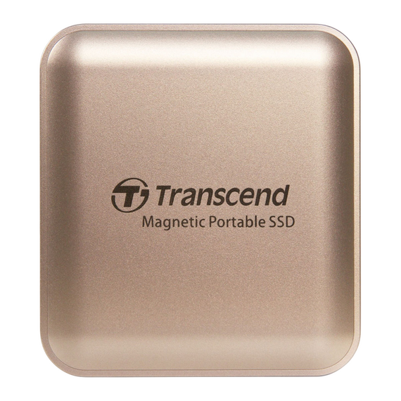 SSD portabil extern Transcend ESD420, 1 TB, Aur Roz (TS1TESD420G)
