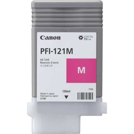 Cartuș de cerneală Canon PFI-121, 130ml, Magenta