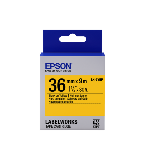 Epson LK7YBP, 36 mm x 9 m, 2 image
