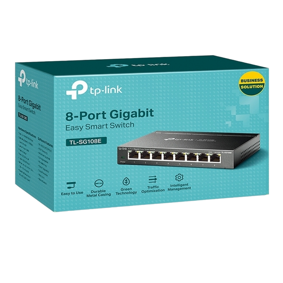 Switch de rețea TP-LINK TL-SG108E, 8x 10/100/1000 Mbps, 2 image