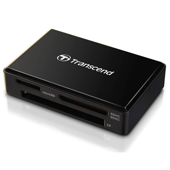 Cititor de carduri Transcend TS-RDF8, micro-USB, USB Type-A, Negru, 2 image