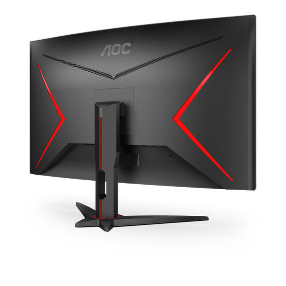 31,5" Monitor Gaming AOC C32G2ZE/BK, VA 1920x1080 FHD, Negru | Roșu, 3 image