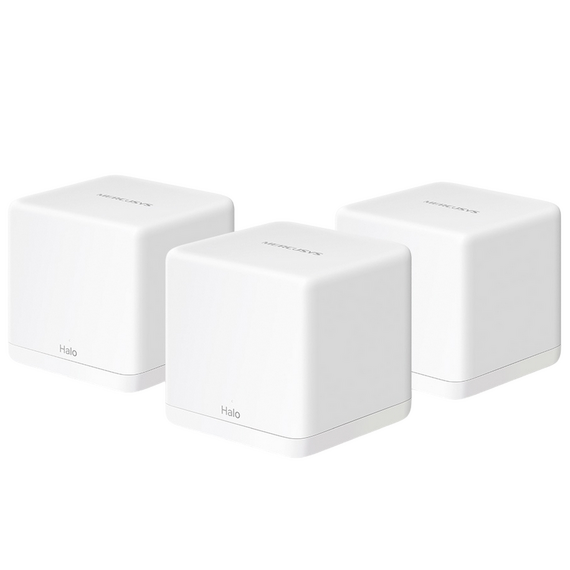 Sistem Wi-Fi Mesh MERCUSYS Halo H30G (3-pack), Alb