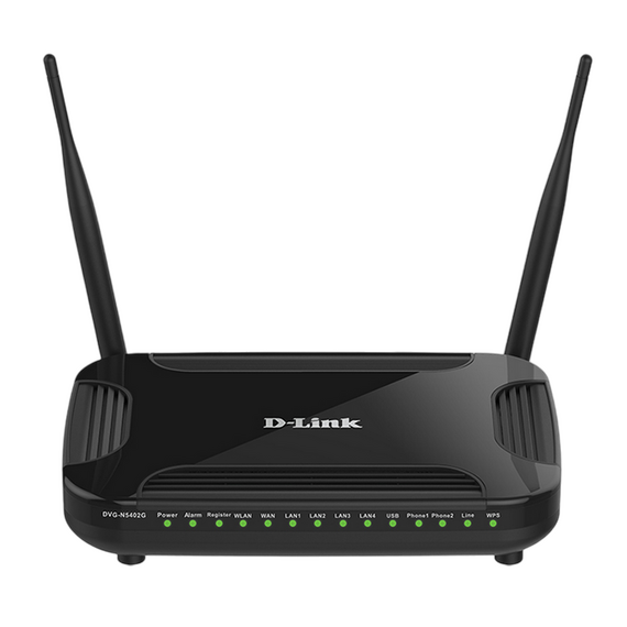 Router fără fir D-Link DVG-N5402G, 3G, 4G, Negru