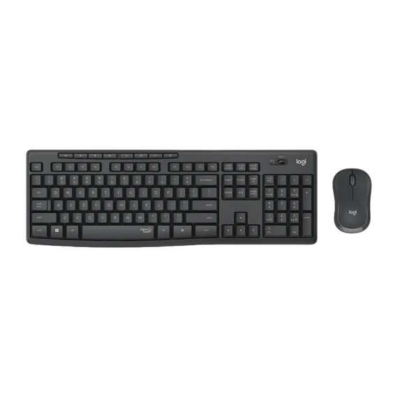 Set Tastatură + Mouse Logitech MK295, Fără fir, Negru