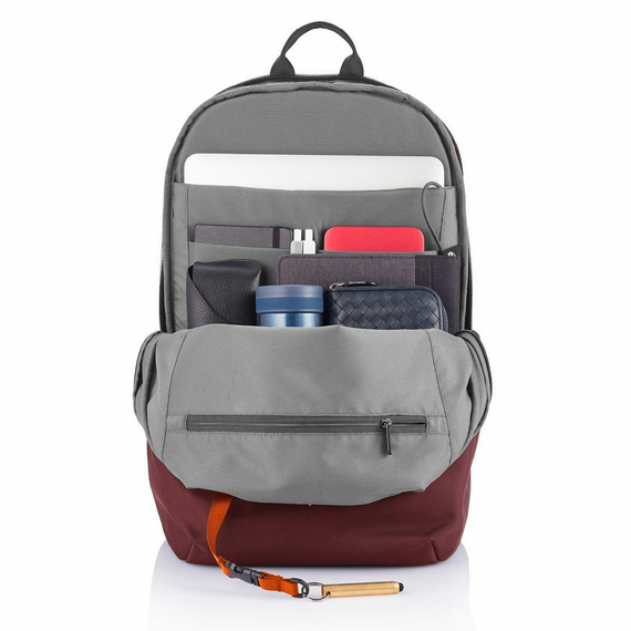 Rucsac pentru Laptop Bobby Soft, 15.6", Textil, Roșu, 3 image