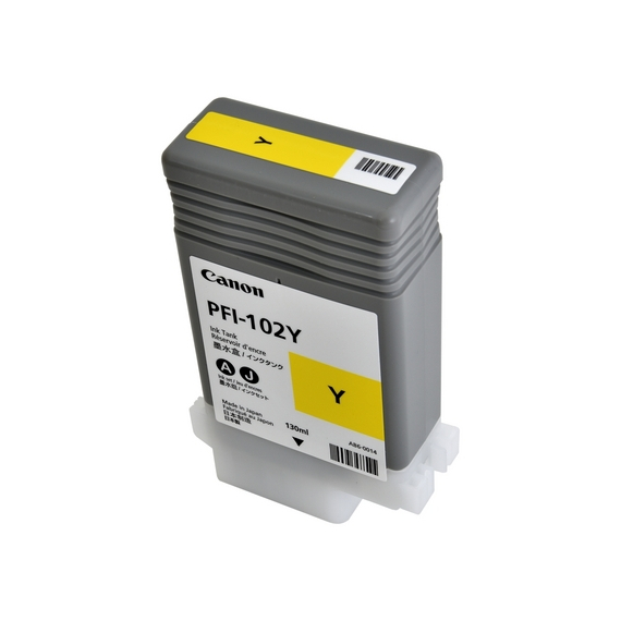 Cartuș de cerneală Canon PFI-102, 130ml, Galben, 3 image