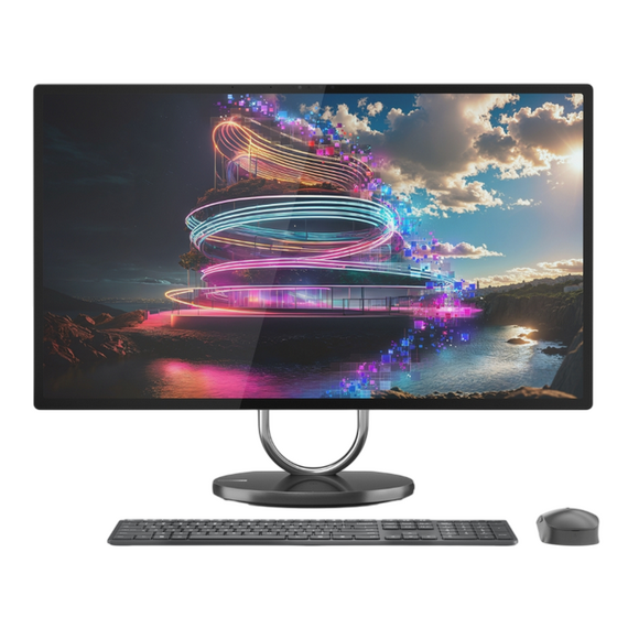 Computer All-in-One Lenovo Yoga 32ILL10, 31,5", Intel Core Ultra 7 258V, 32GB/1024GB, Windows 11 Pro, Storm Grey