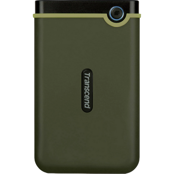 HDD portabil extern Transcend StoreJet 25M3G, 2 TB, Military Green (TS2TSJ25M3G)