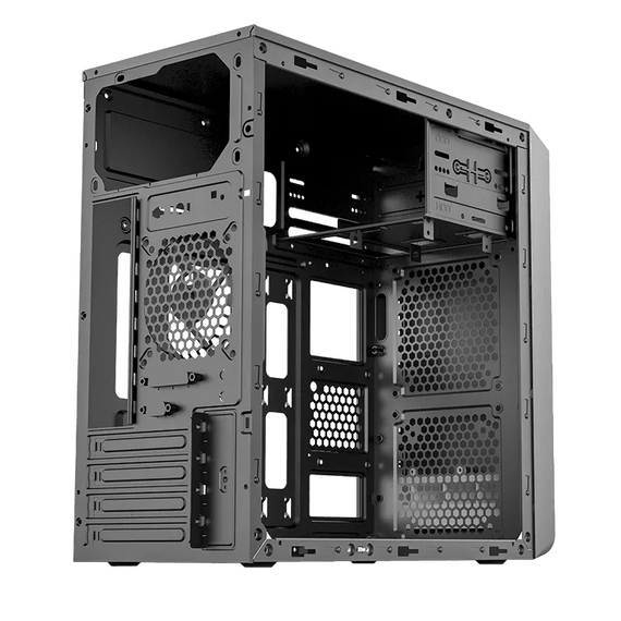 Carcasă PC Sohoo 6503BK, Micro-ATX, ATX, Negru, 3 image