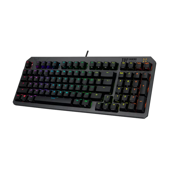 Tastatură ASUS TUF Gaming K3 Gen II, Cu fir, Negru, 3 image