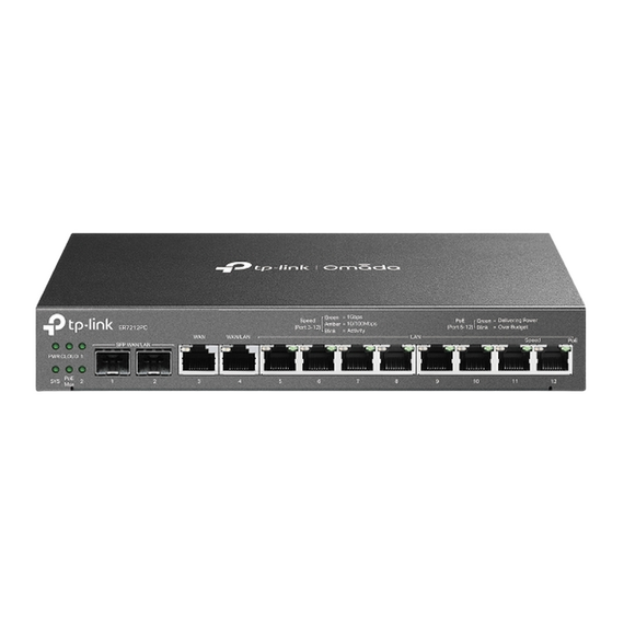 Router VPN TP-LINK ER7212PC, Negru