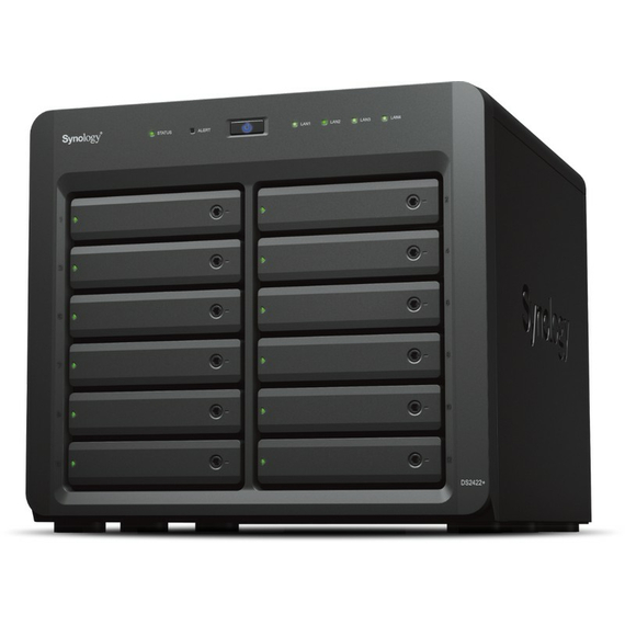 Stocare atașată la rețea SYNOLOGY DS2422+, Negru, 2 image
