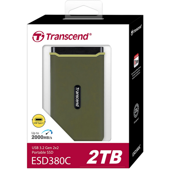SSD portabil extern Transcend ESD380C, 2 TB, Verde (TS2TESD380C), 2 image